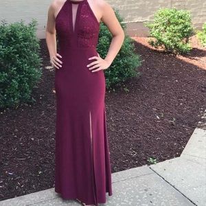 Maroon Prom Dress